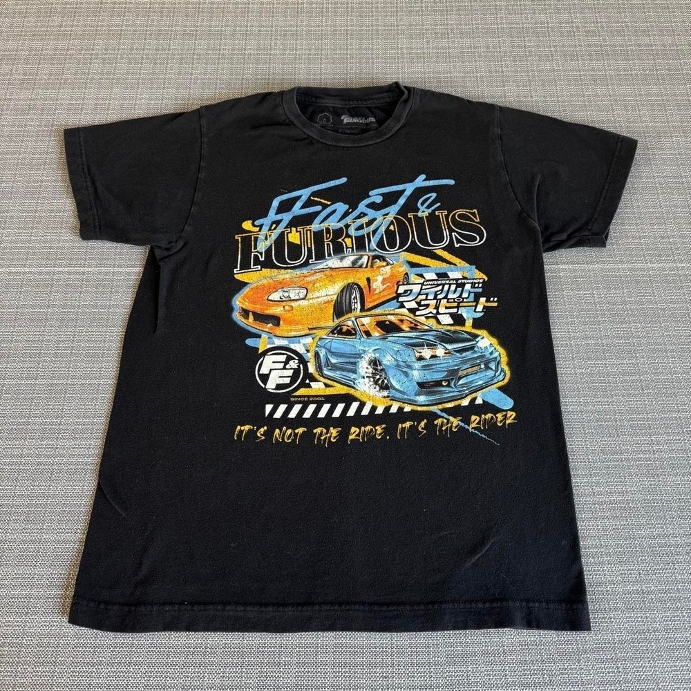 Fast and Furious black cotton t-shirt